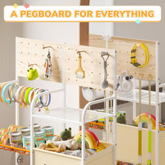 KAFAHOM collar bar and eye-level shelf for grooming items