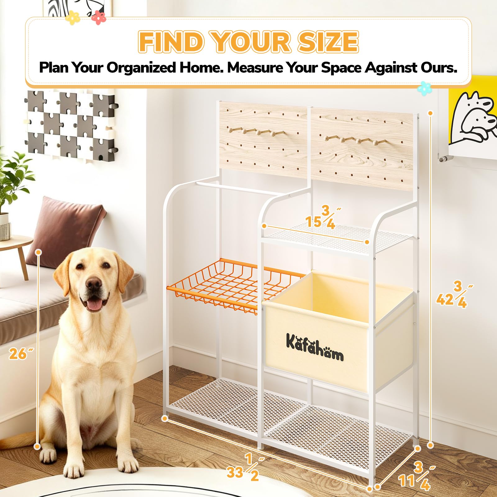 KAFAHOM pet can organizer displaying accessible canned meals