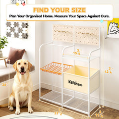 KAFAHOM pet can organizer displaying accessible canned meals