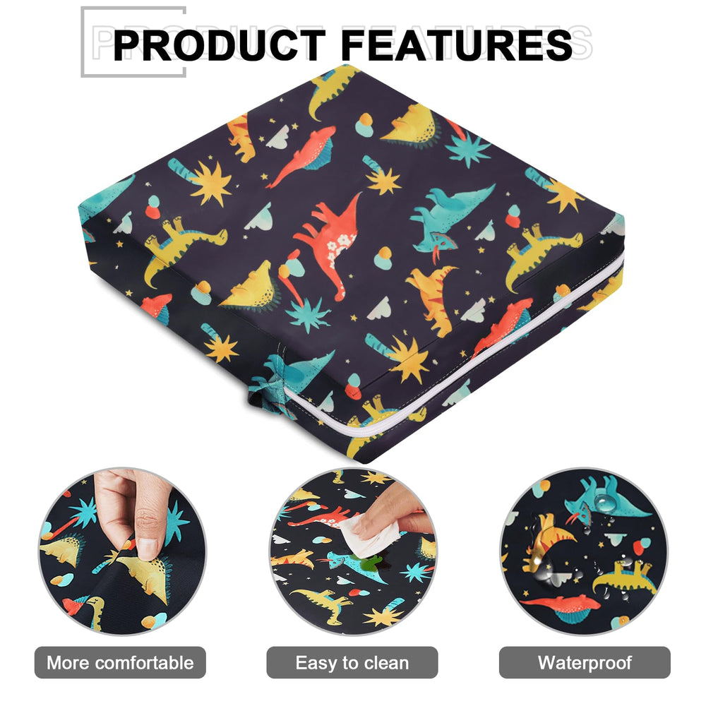 KAGIWEI booster seat removable cover with zipper for deep cleaning.