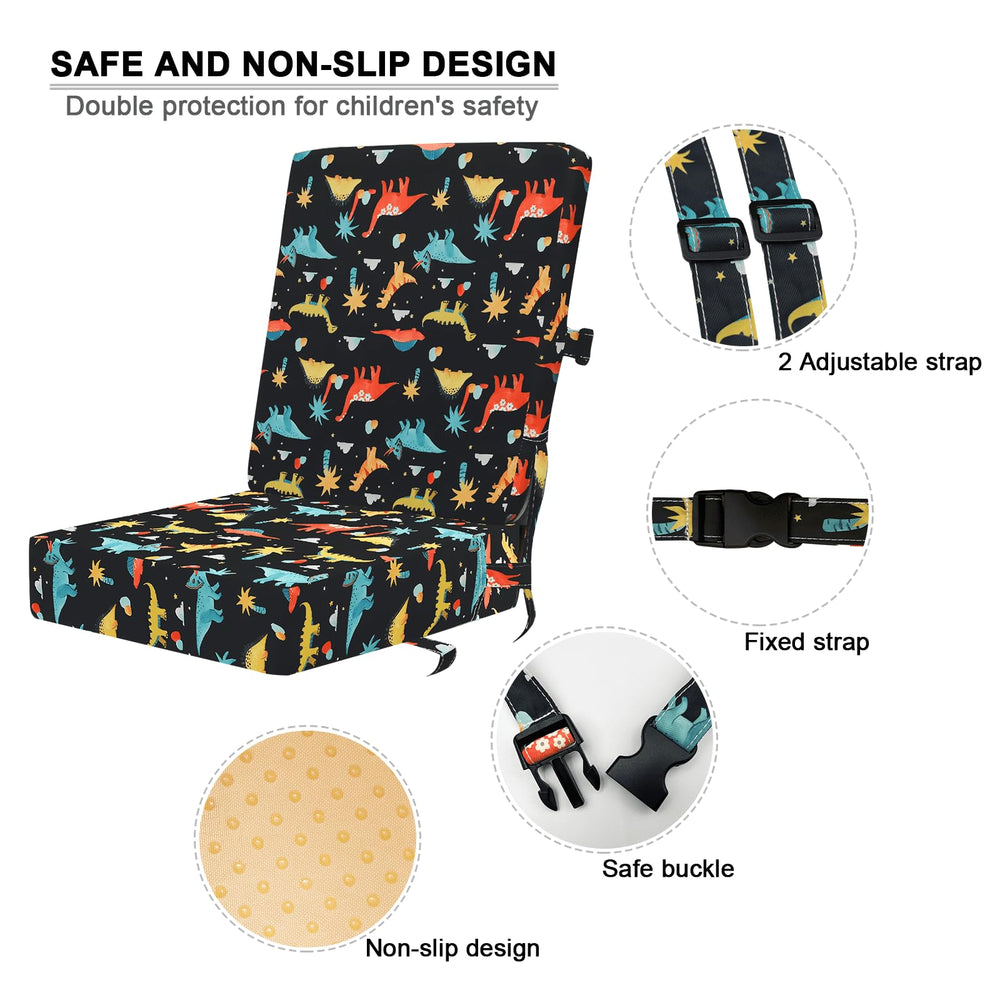 KAGIWEI booster seat split design fits various chair types for home use.