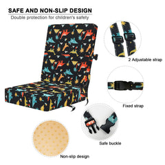 KAGIWEI booster seat split design fits various chair types for home use.