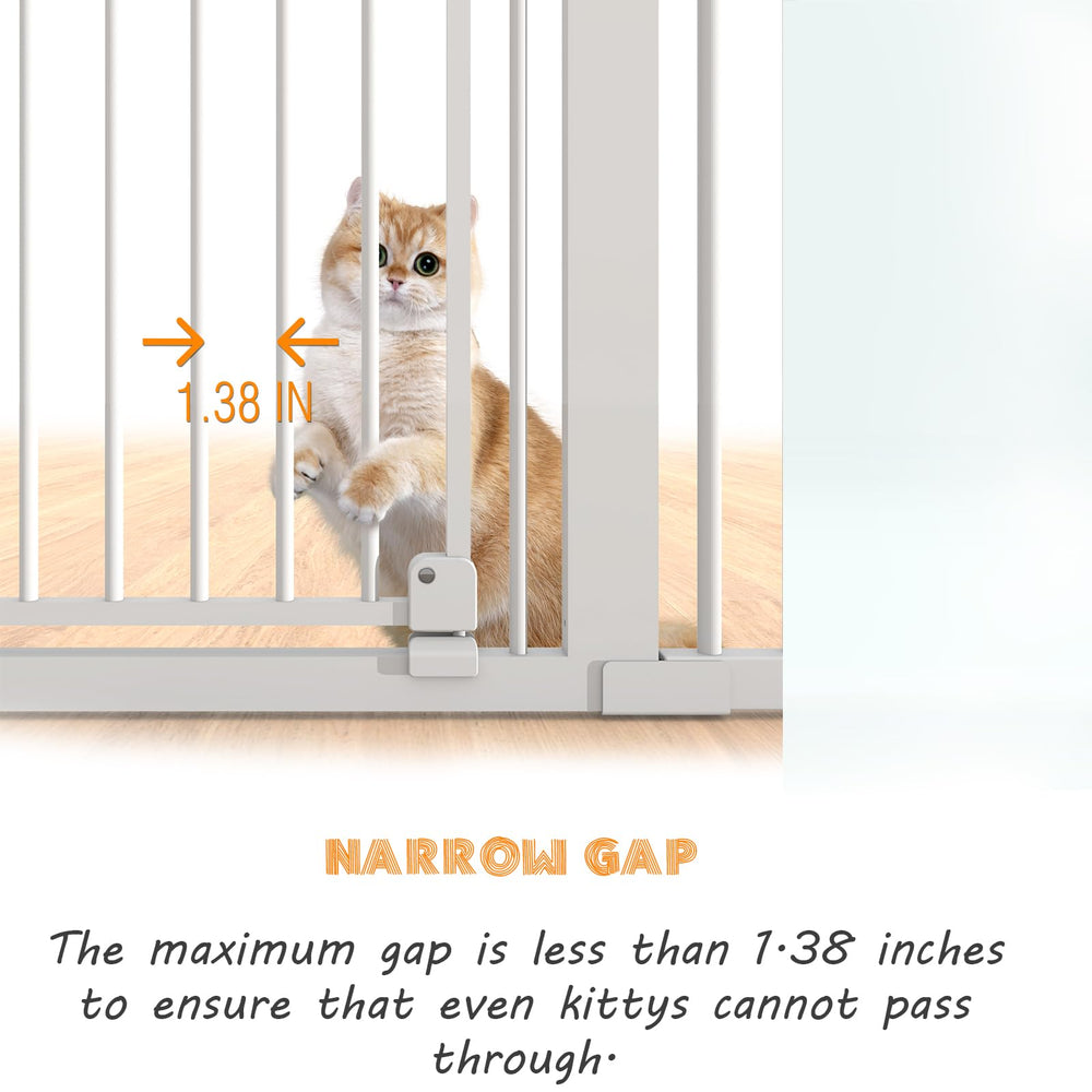 KAGNJIC adjustable width gate fits spaces from 28.5 to 40.6 inches wide