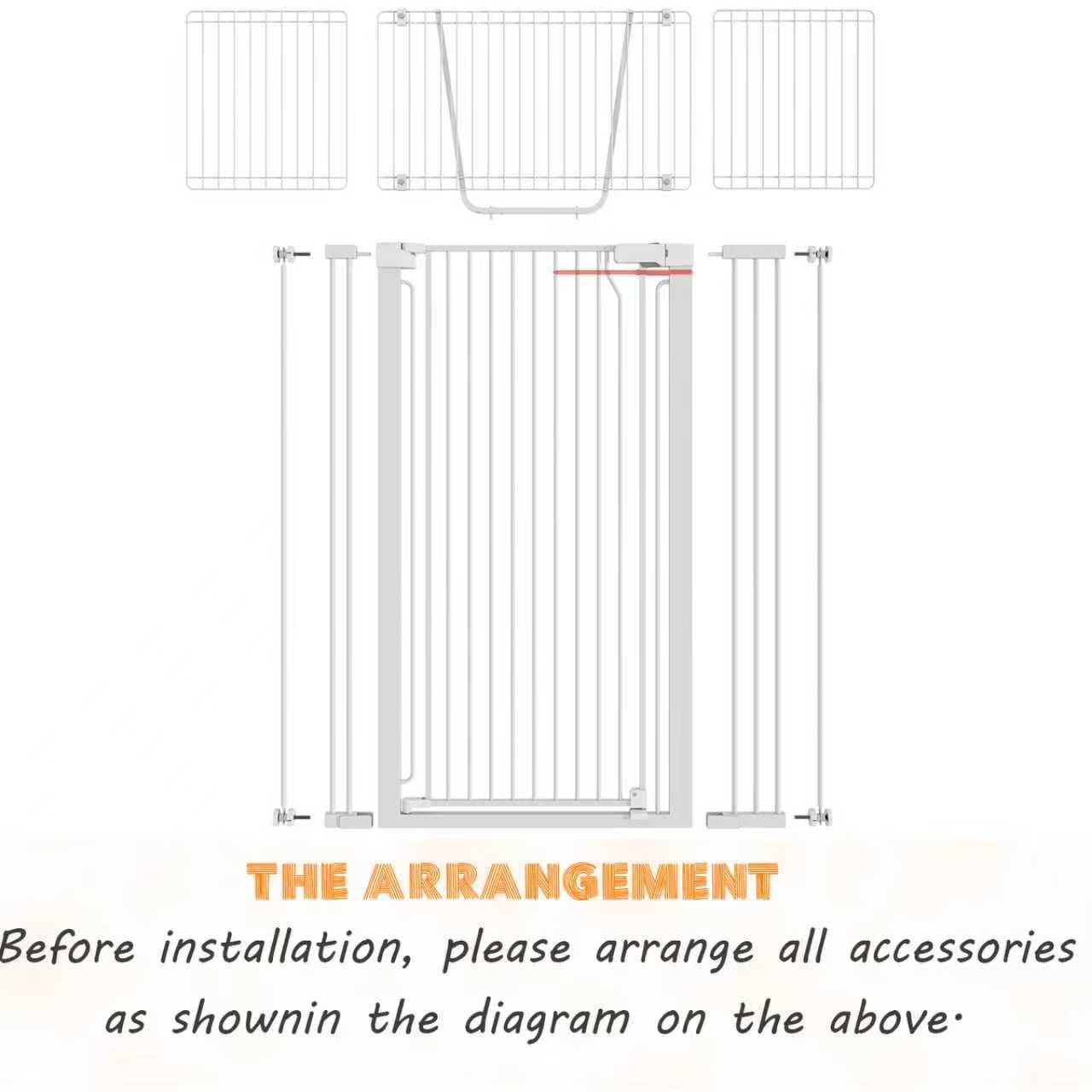 KAGNJIC narrow 1.38 inch spacing prevents small pets from squeezing through