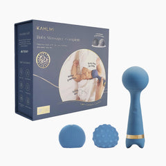 KAHLMI Baby Massager wand side view for on-the-go soothing.