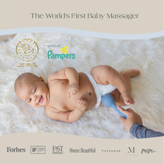 KAHLMI daily soothe massage head for targeted baby comfort during feeds