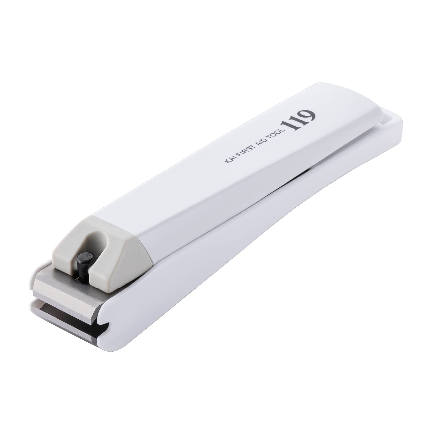 Kai nail clippers 119 straight blade close-up showing precise cutting edge