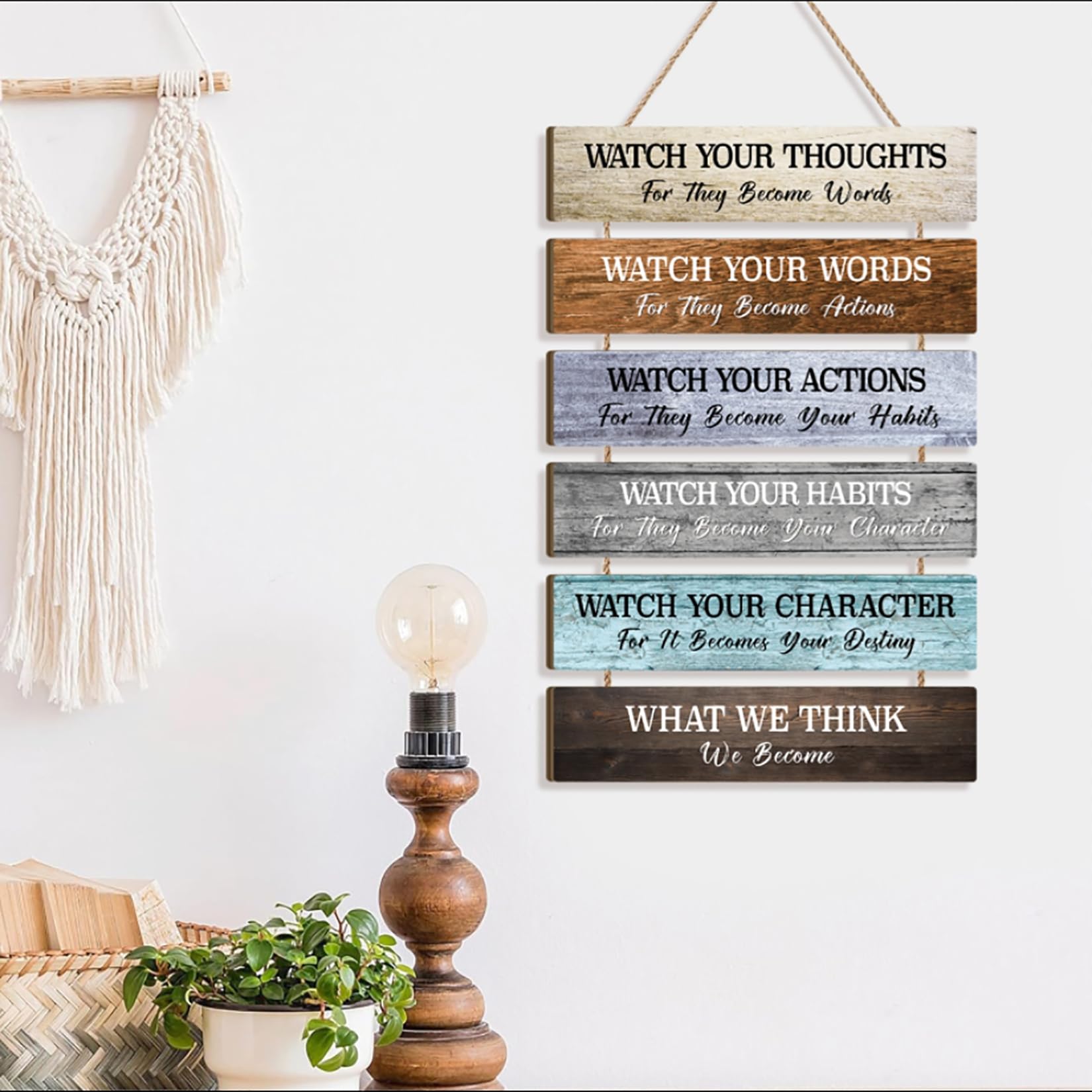 KAIRNE wood sign closeup texture showing durable wood and smooth finish