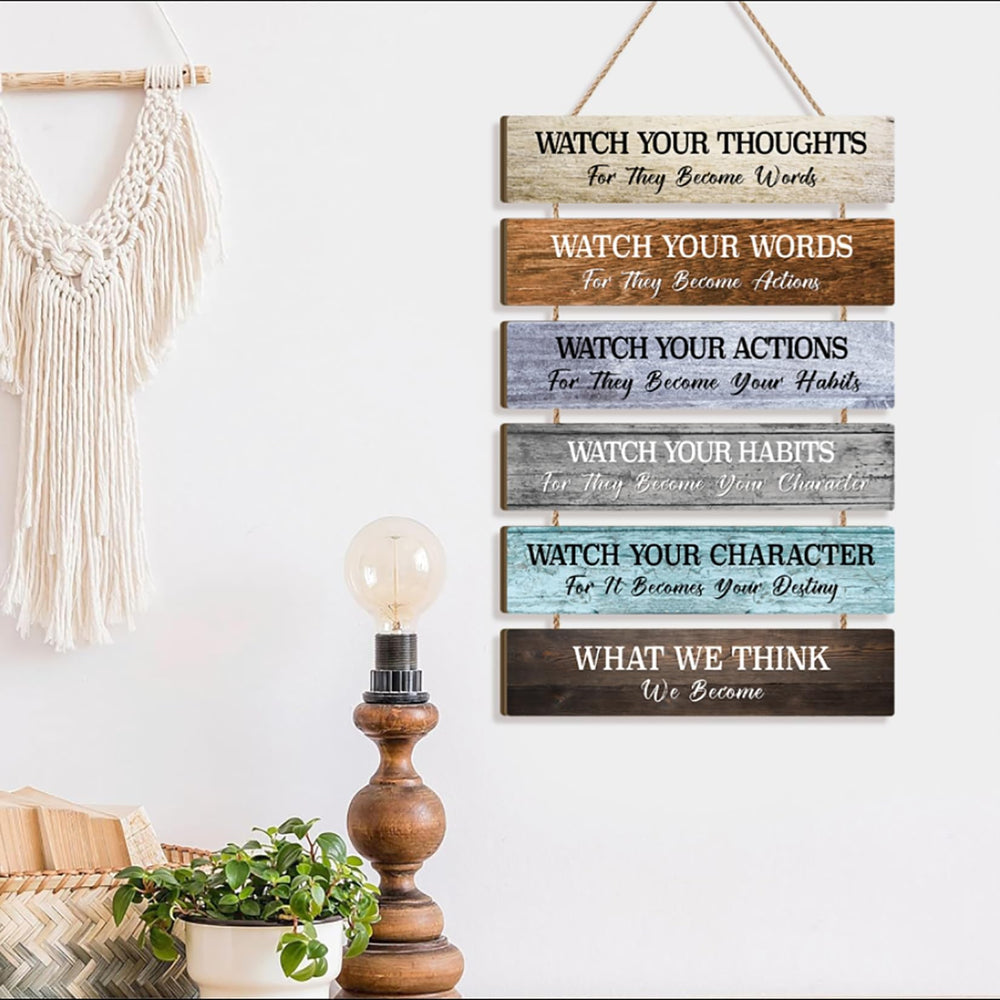KAIRNE wood sign closeup texture showing durable wood and smooth finish