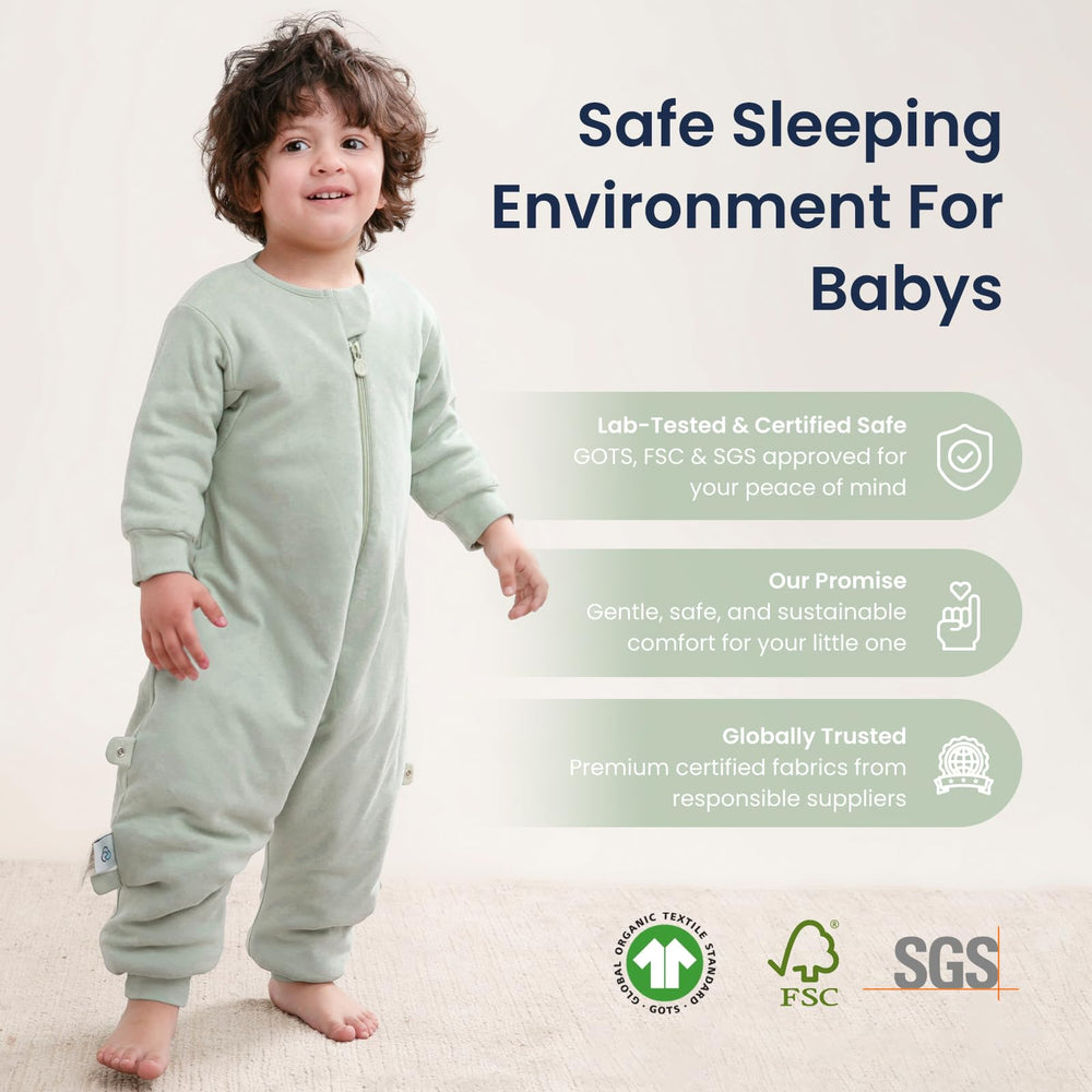 Kaiya Baby CPSC-certified safe sleep product for peace of mind.