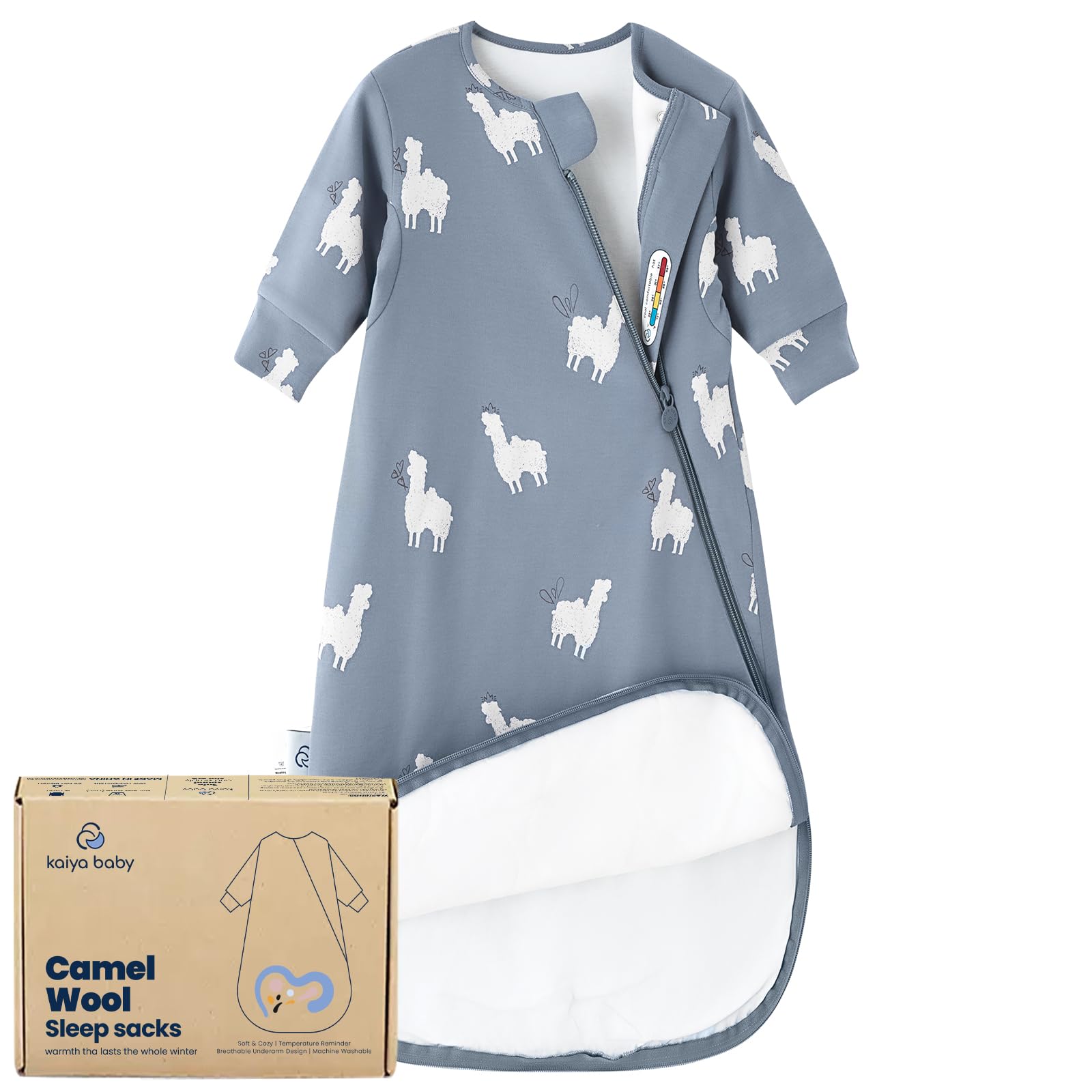 Kaiya Baby sleep sack in use, 1.0 TOG for cozy nights
