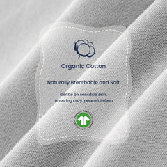 Kaiya Baby sleep sack bottom zipper enables quick diaper changes without disturbing baby.