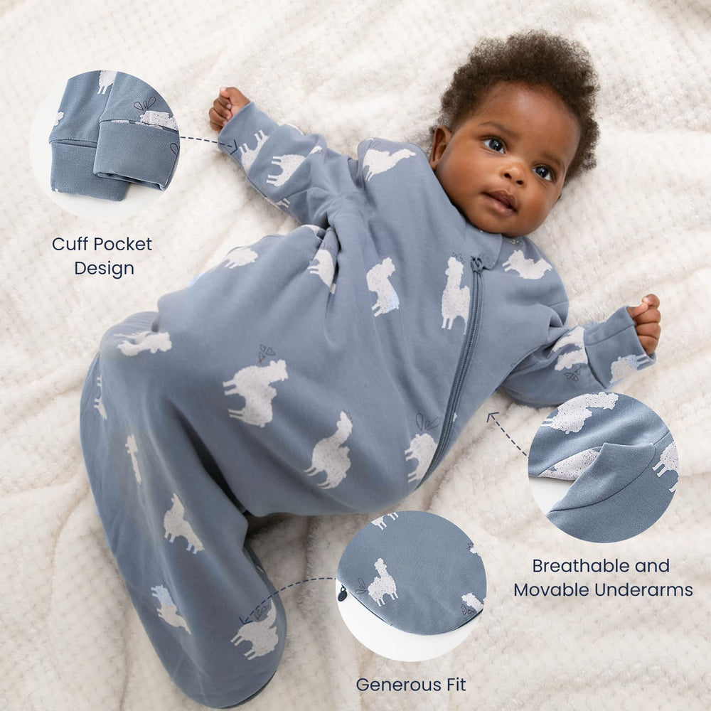 Kaiya Baby sleep sack enables easy night-time diaper changes