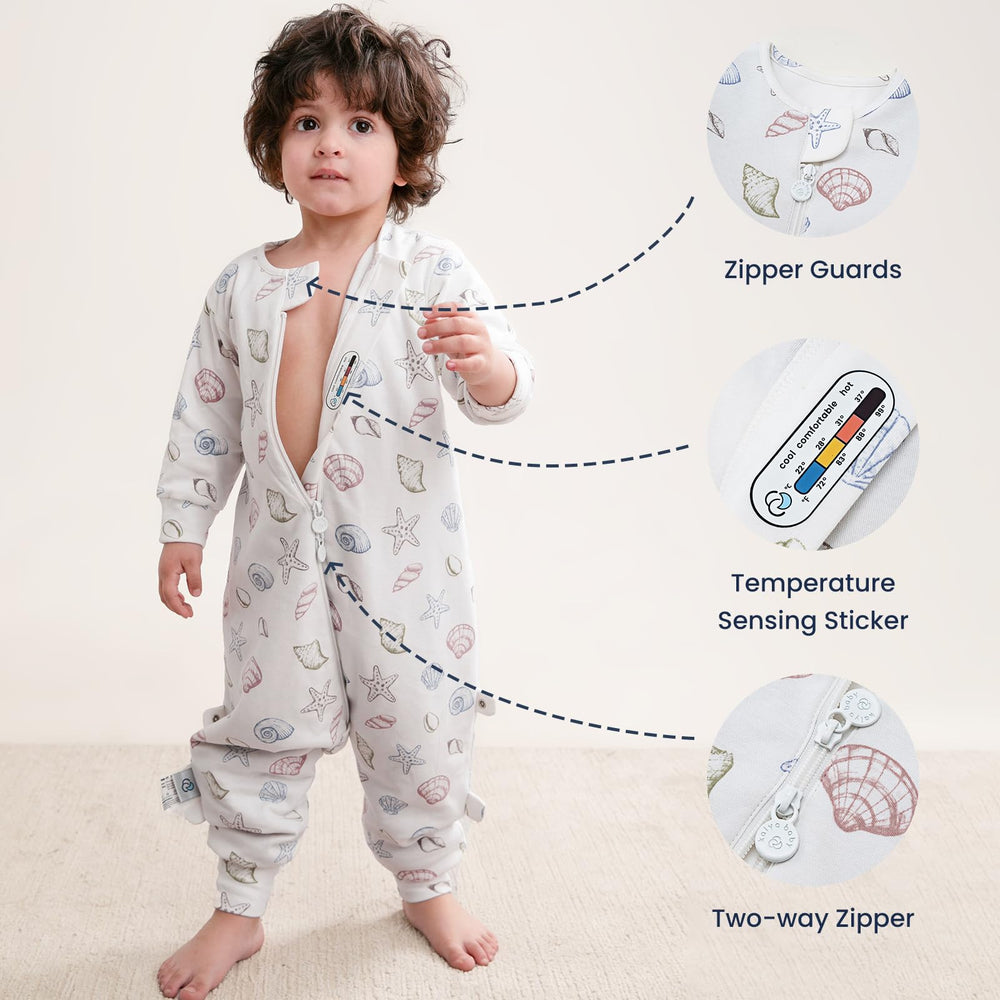 Kaiya Baby sleep sack secure neckline prevents rubbing and keeps the baby comfy.
