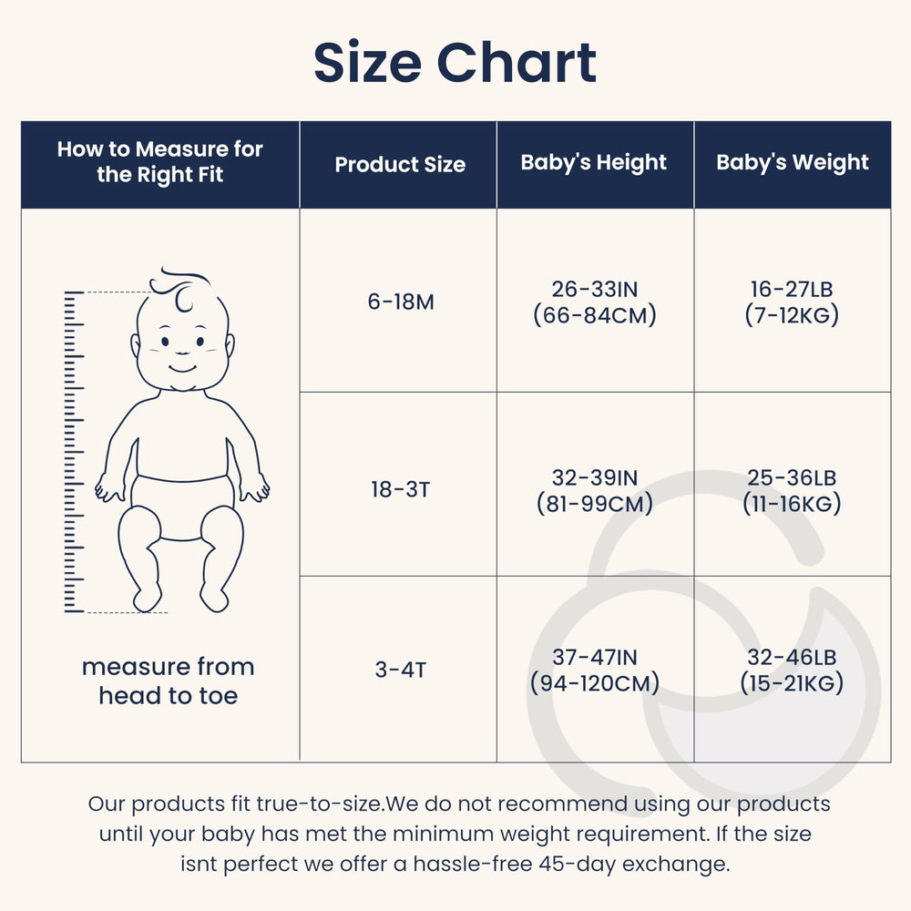 Kaiya Baby sleep sack TOG options close-up demonstrates versatility