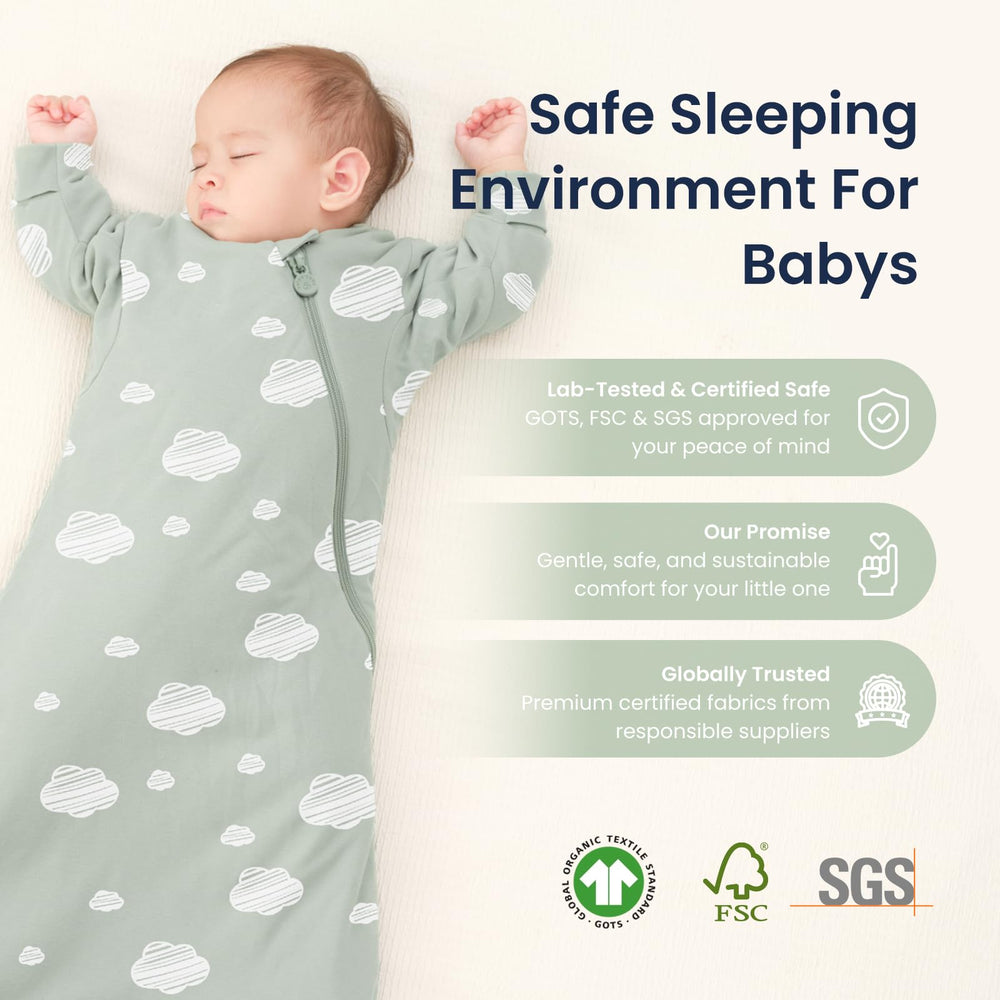 Kaiya Baby sleep sack durable fabric with low shrinkage after wash