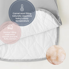 Kaiya Baby sleeping bag bottom zipper for easy diaper changes