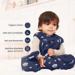 Kaiya Baby sleeping bag chest temperature sticker helps monitor comfort without waking.