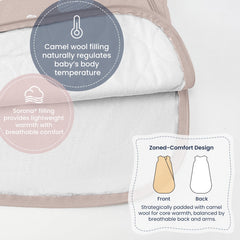 Close-up of Kaiya Baby fabric texture highlighting softness