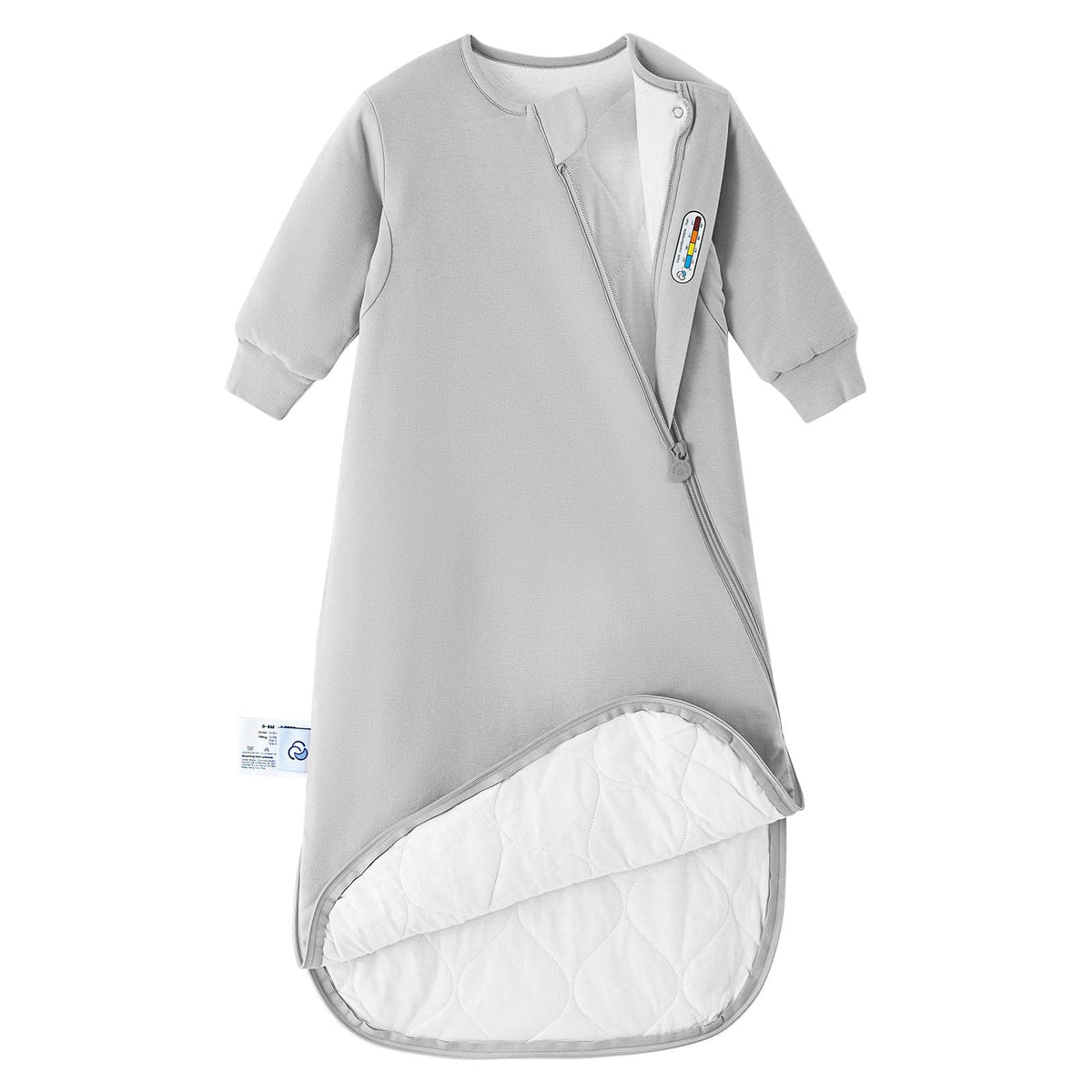 Kaiya Baby sleeping bag front view for cozy wearable warmth during sleep