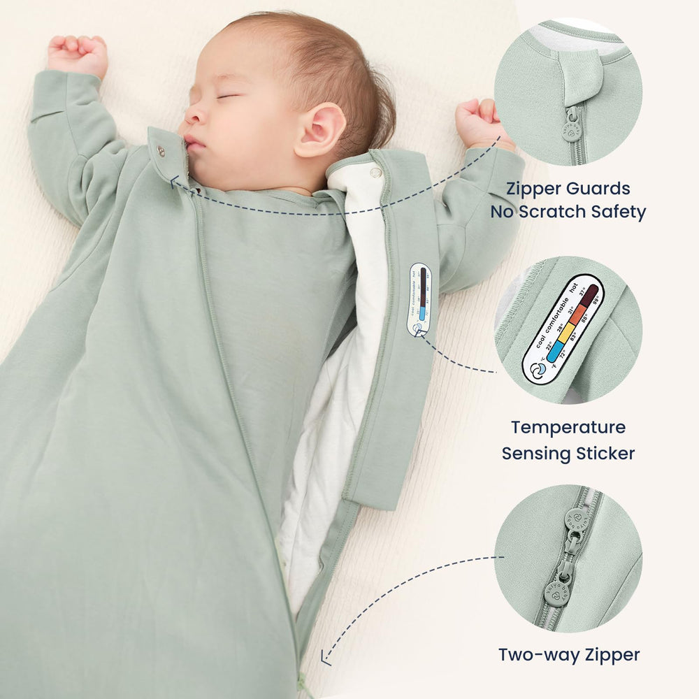 Kaiya Baby sleeping bag GOTS-certified fabric for gentle sleep