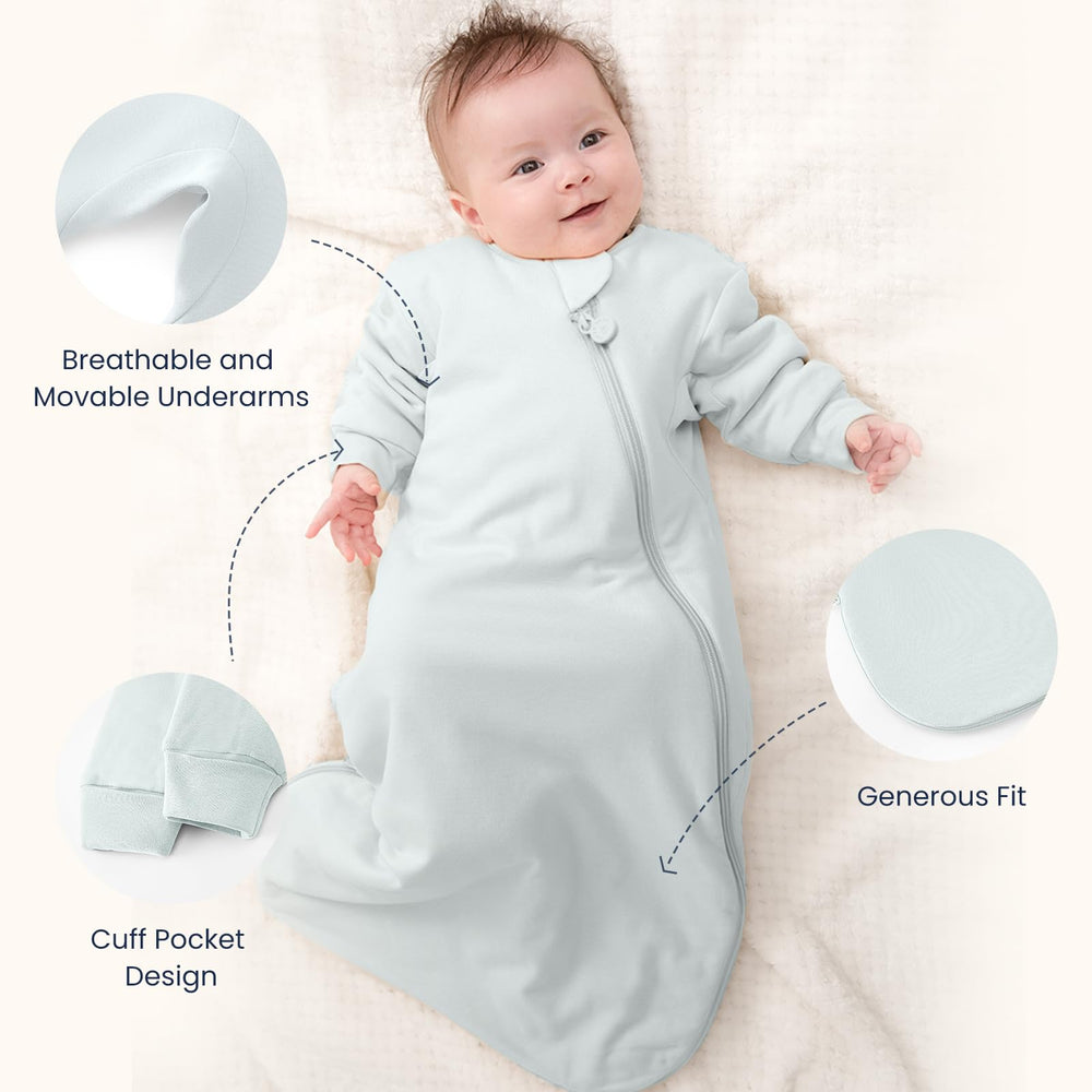 Kaiya Baby size chart helps select S, M, or L for growth.