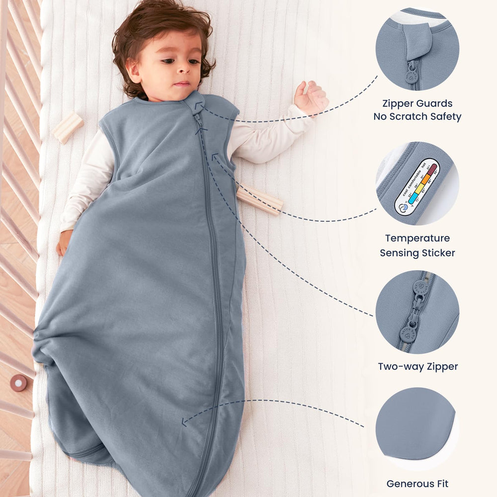 Kaiya Baby secure neck design prevents slip and chin scratches.