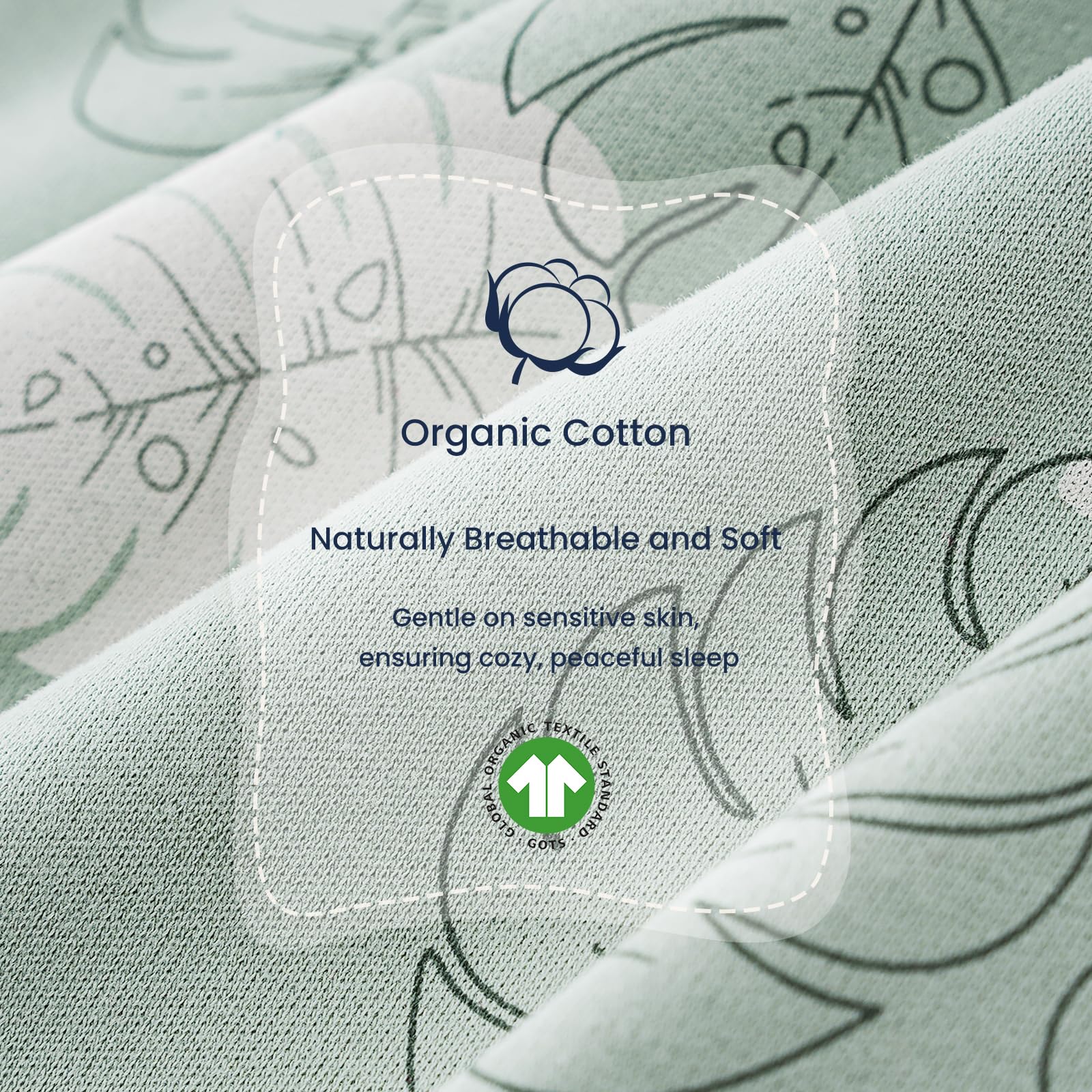 Kaiya Baby chest temperature sticker lets you gauge comfort without touching baby