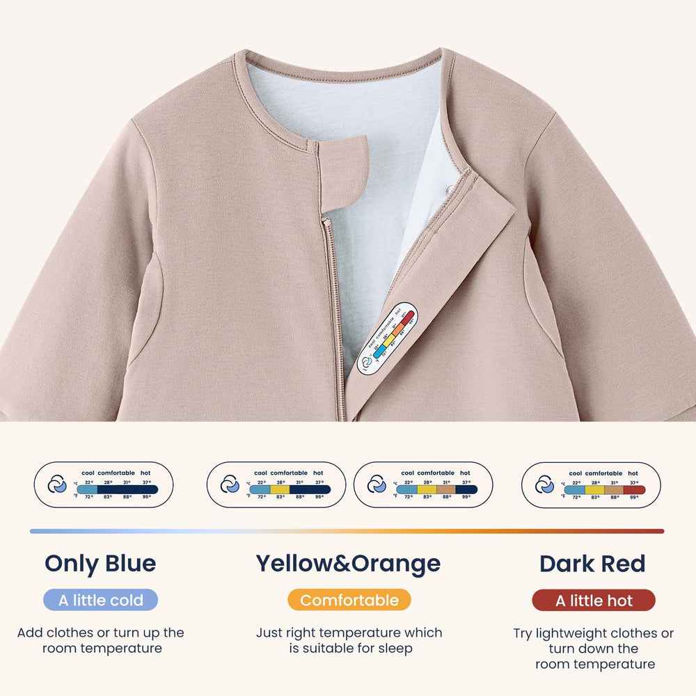 Kaiya Baby neck opening prevents drafts and keeps snug fit