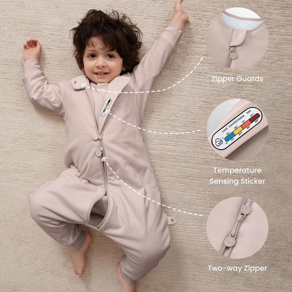 Kaiya Baby temperature sticker shows chest heat for easy adjustments