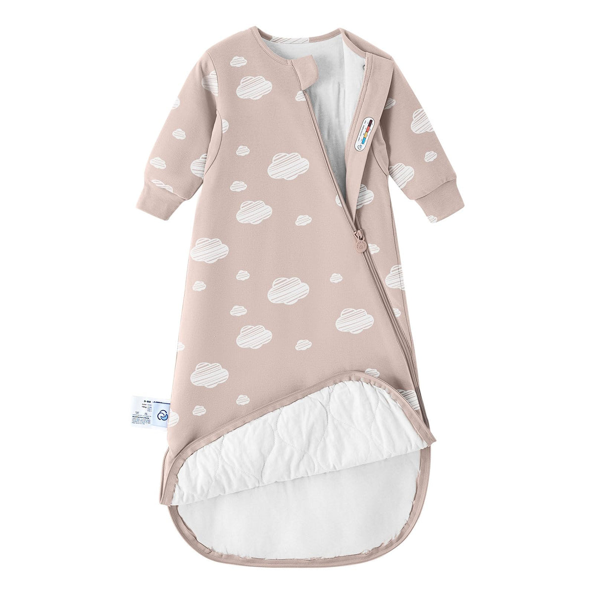 Kaiya Baby unisex sleeping bag 3-5tog showing year-round comfort and safety.