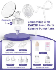 Kaiyiv duckbill valve delivers steady suction for efficient milk expression.