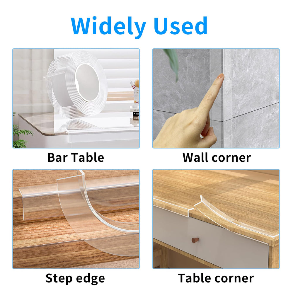 KAIYUER crib bumper soft transparent keeps crib corners safe and visible.
