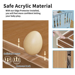 KAIYUER edge corner protector showing easy peel-and-stick installation.
