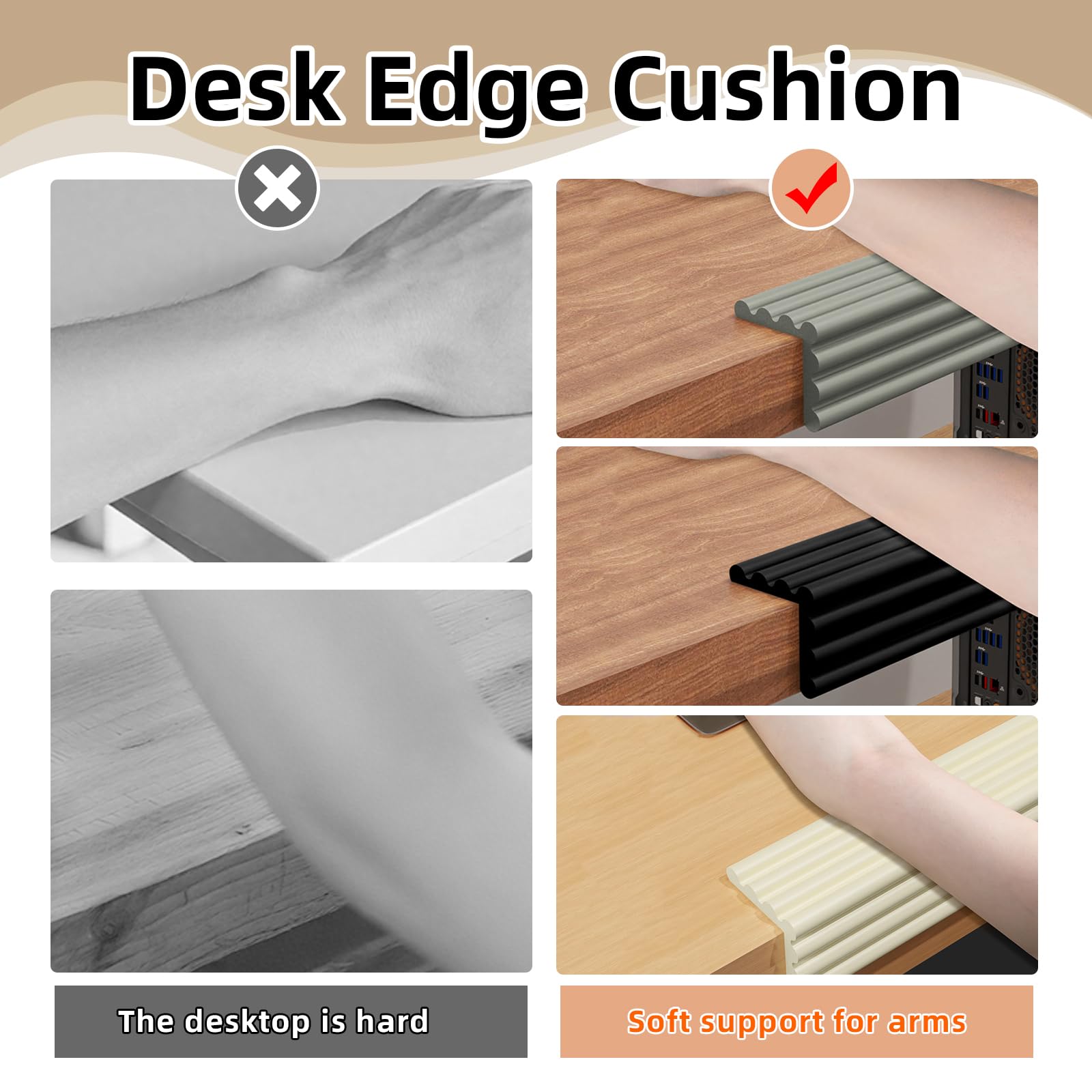 KAIYUER corner guard with strong adhesive back keeps surfaces secure on smooth furniture.