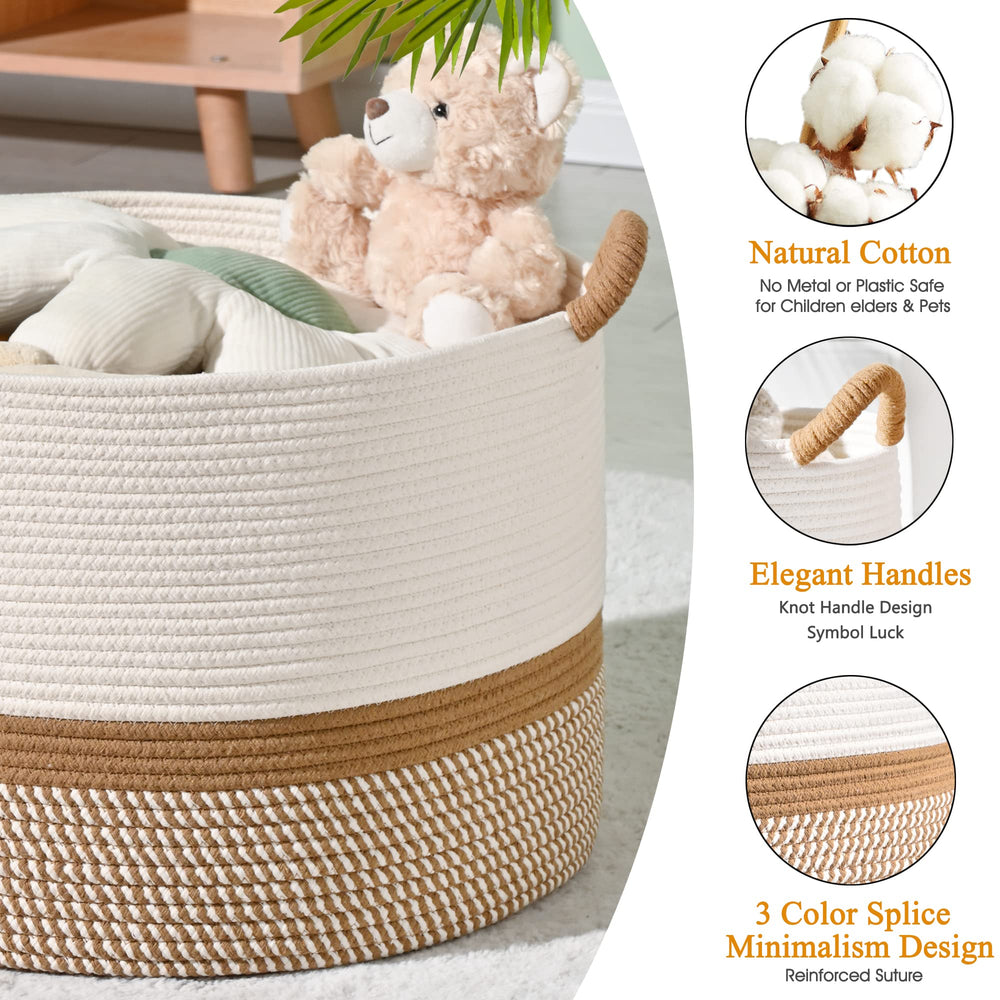 KAKAMAY 20x20 basket offers ample room for throws