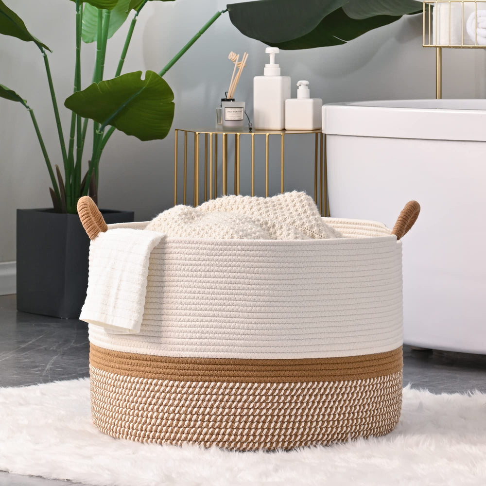 KAKAMAY washable basket is gentle on fabrics and easy to clean