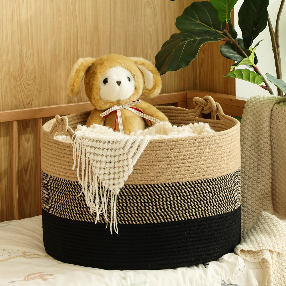 KAKAMAY durable organization basket for home use.