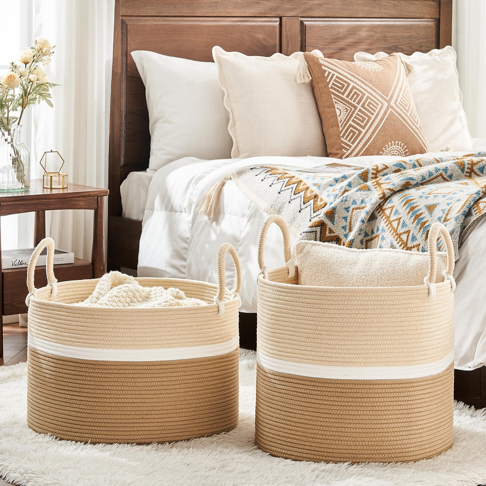 KAKAMAY laundry basket durable and foldable design