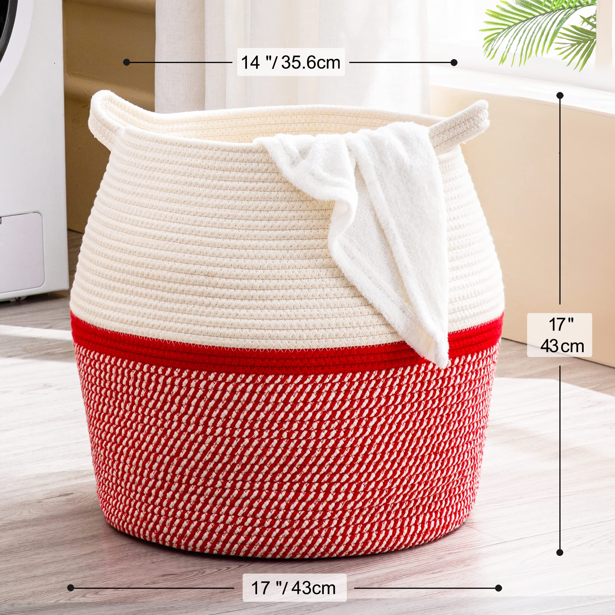 KAKAMAY nursery organizer basket blends with any decor