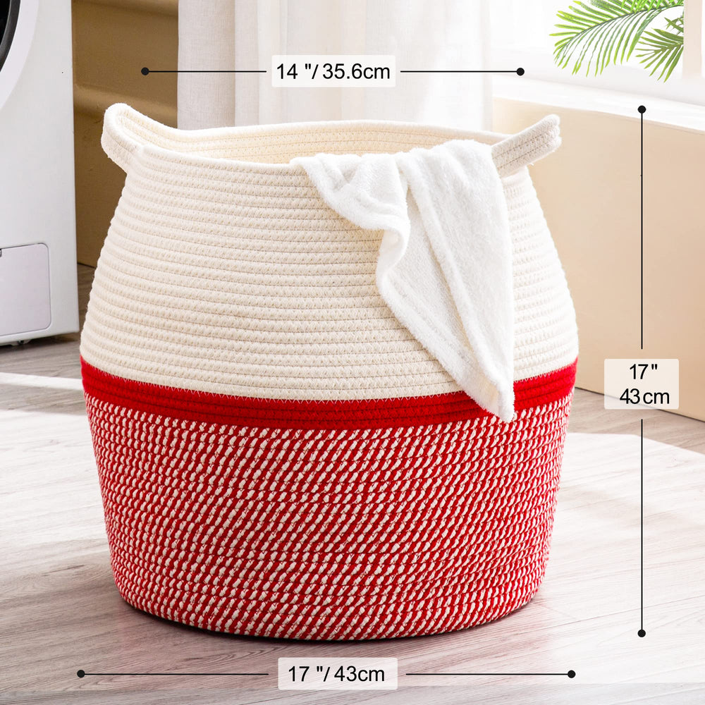 KAKAMAY nursery organizer basket blends with any decor