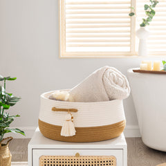 KAKAMAY nursery organizer basket for toys and clothing