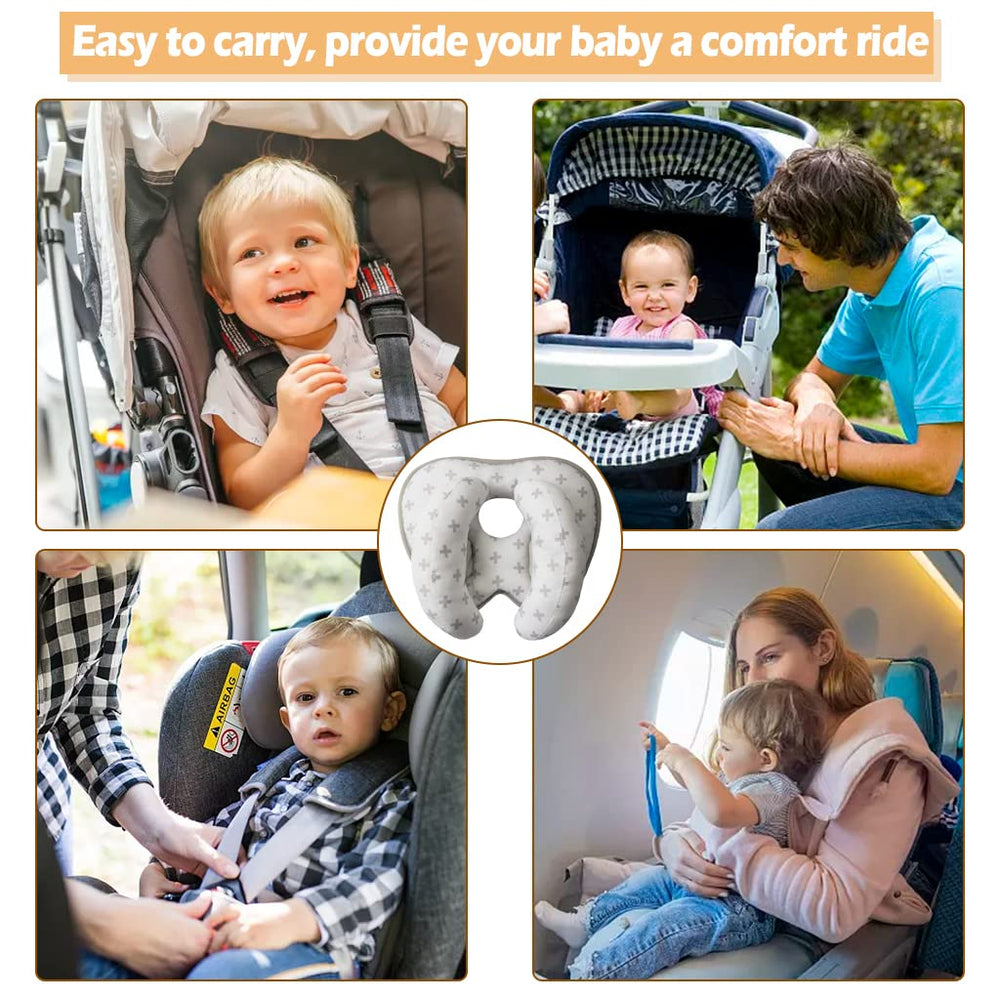 KAKIBLIN adjustable head pillow helps align the neck for growing babies