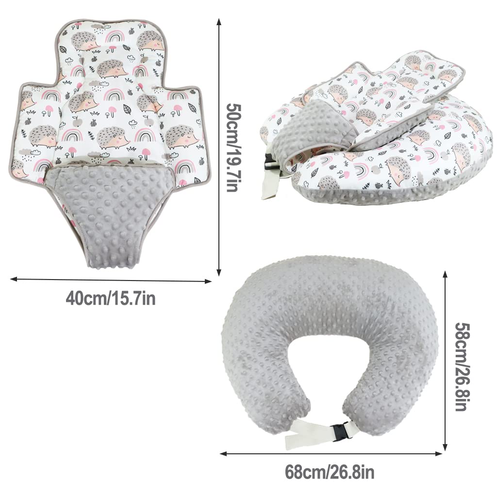 KAKIBLIN anti reflux design helps minimize milk spills during feeding