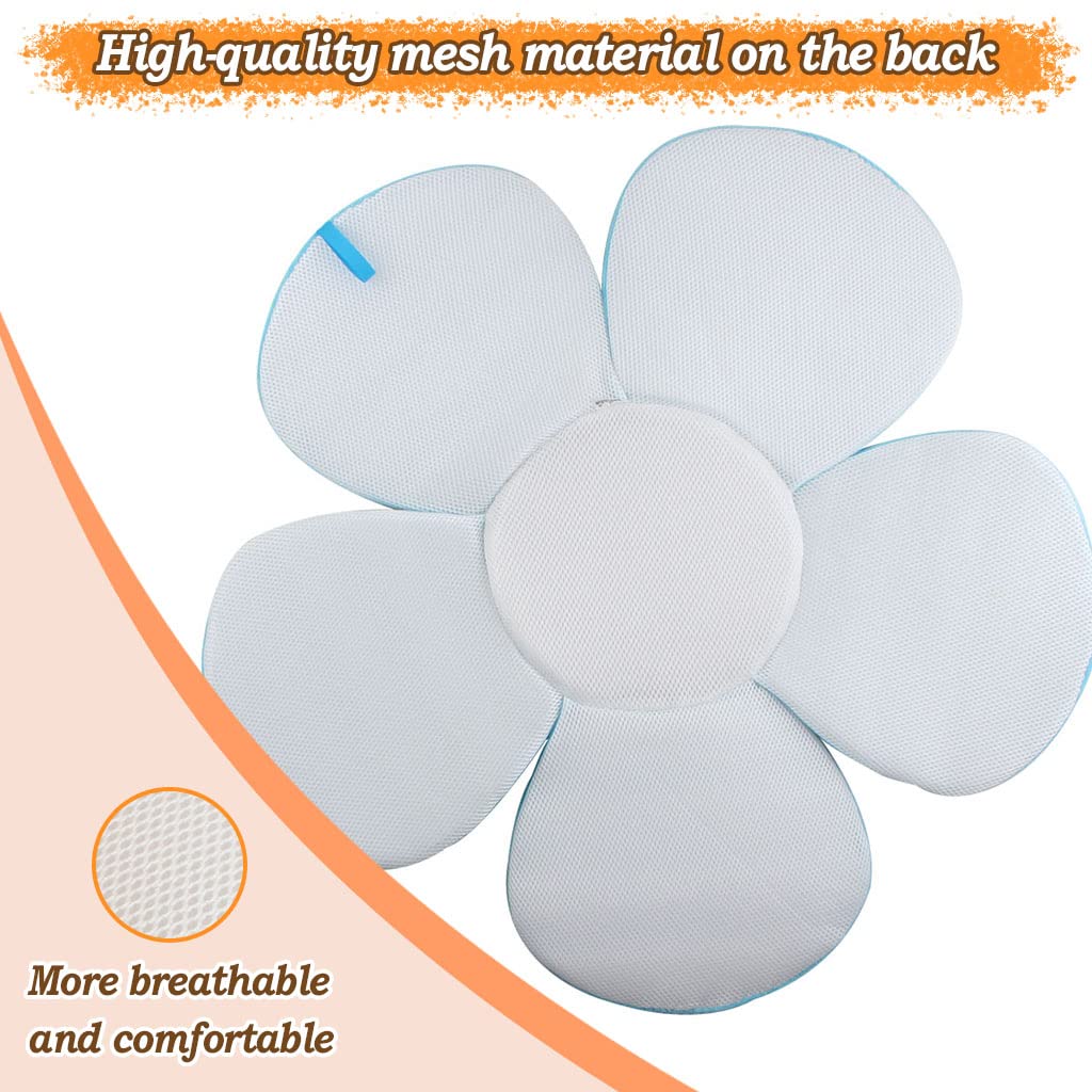 KAKIBLIN Baby Bath Mat lightweight and travel-friendly for packing