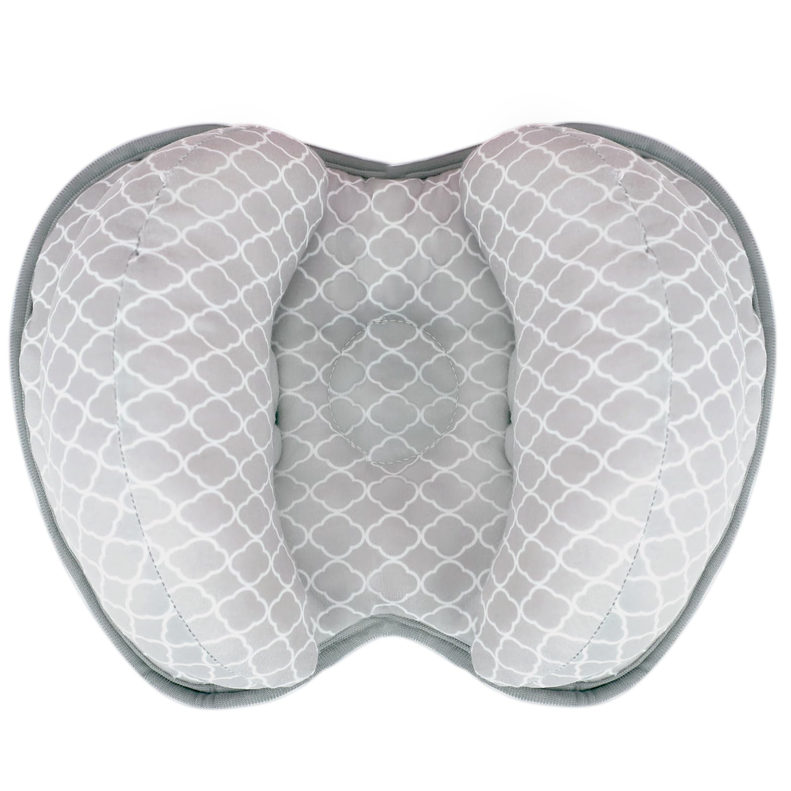 KAKIBLIN baby head neck support pillow in cloud color offers gentle stabilization during travel.