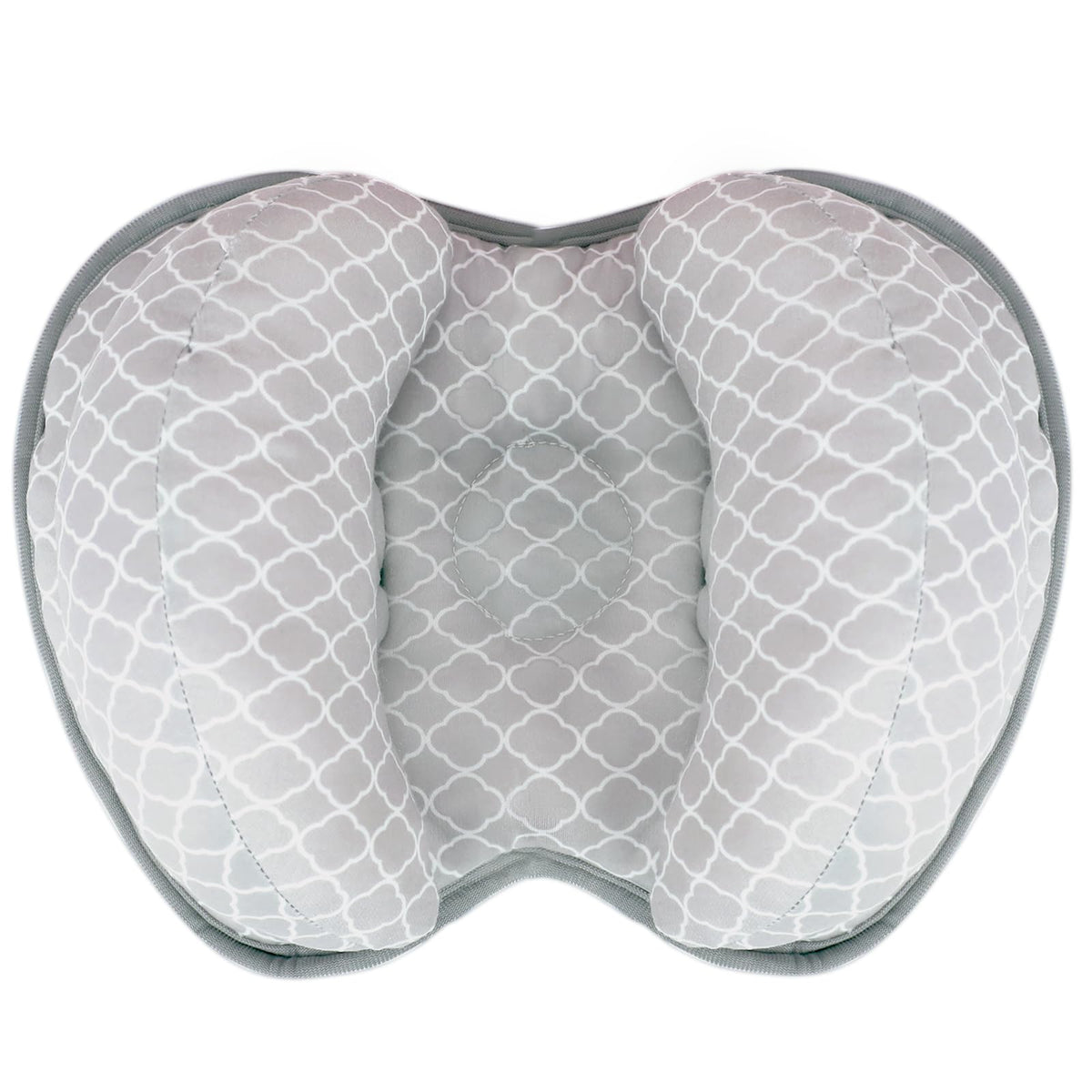 KAKIBLIN baby head neck support pillow in cloud color offers gentle stabilization during travel.