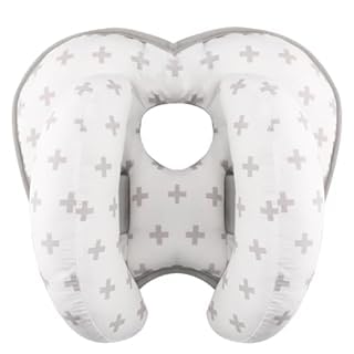 KAKIBLIN Baby Neck Pillow front view shows added head support for travel.