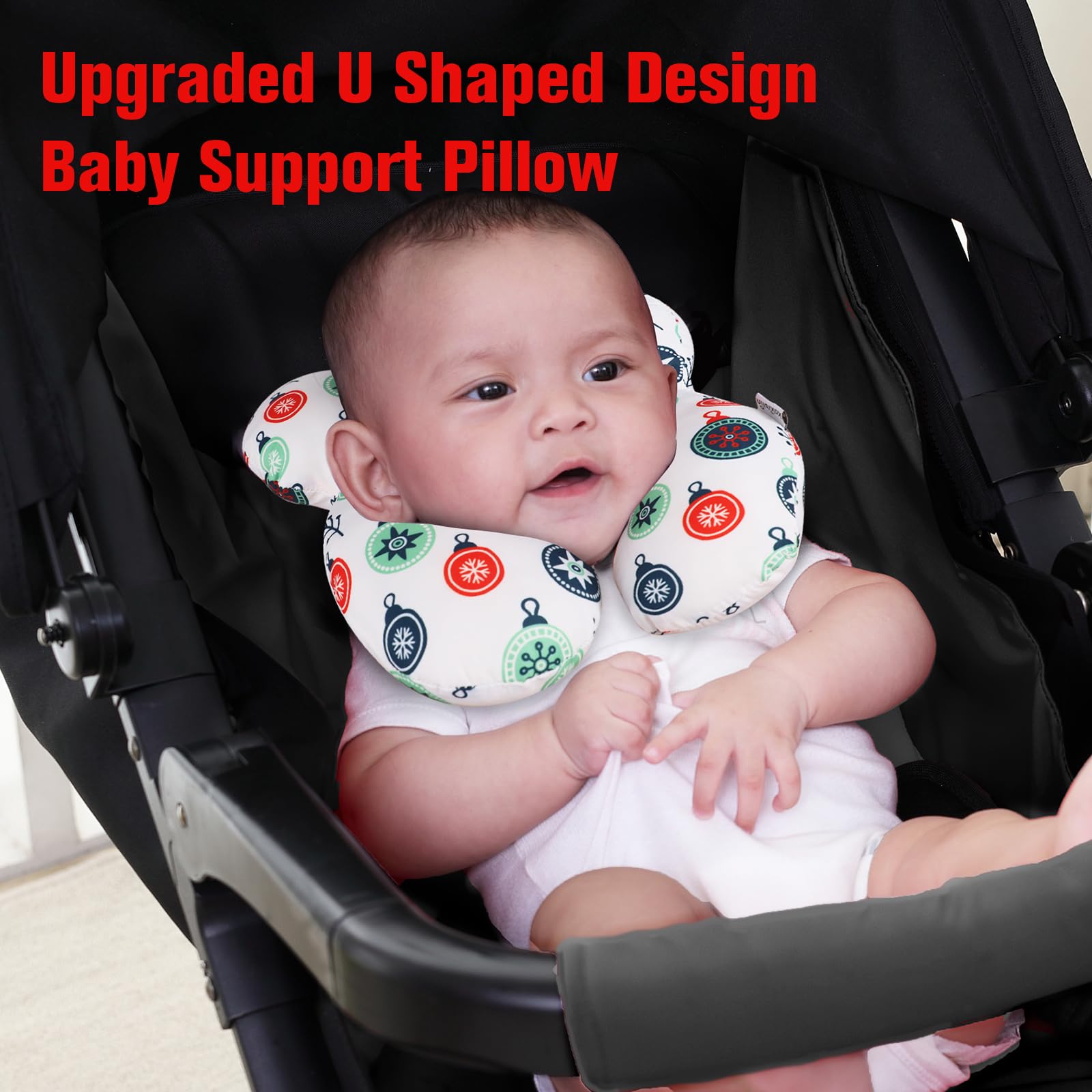 KAKIBLIN neck pillow for car seats and pushchairs cushions baby's neck