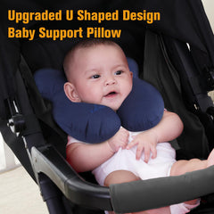 KAKIBLIN neck pillow in car seat use to accompany gentle naps